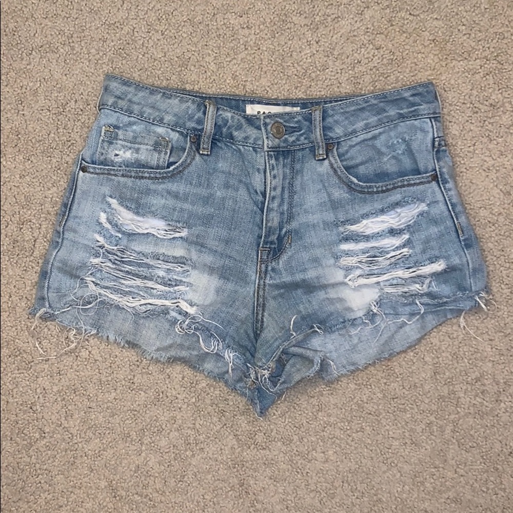 High rise shorts
